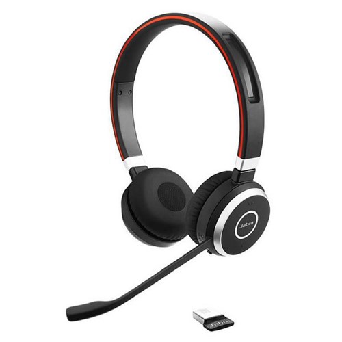 Jabra Evolve 65 SE UC Stereo USB-A Wireless Headset and Link 380