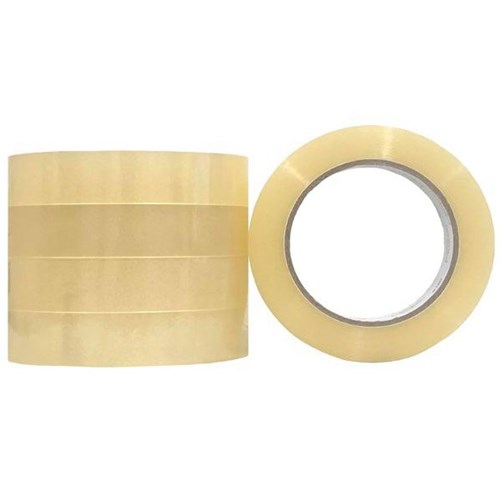 Pomona S100 Heavy Duty Freezer Grade Packaging Tape 36mm x 100m 52 Micron Clear, Carton of 48