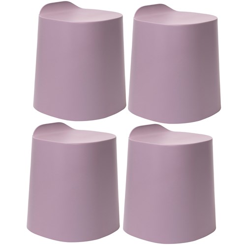 Buro Peekaboo Stool Dusk, Pack of 4