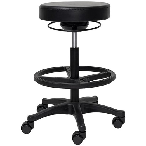 Buro Polo Stool Black PU