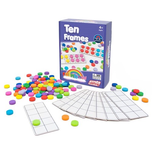 Junior Learning Rainbow Ten Frames