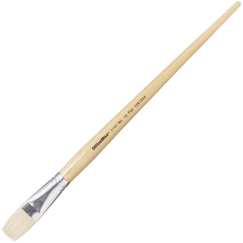 OfficeMax 2160 Series Flat Paint Brush No. 12 24mm