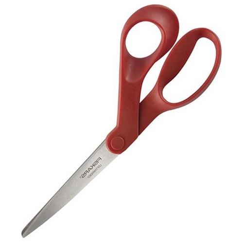 Fiskars Left Handed Scissors 200mm Red