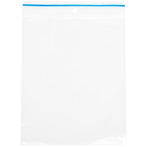 Resealable Plastic Bags 100x130mm 40 Micron Clear, Pack of 100
