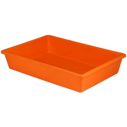 Taurus Tote Storage Tray Small 75mm Deep Orange