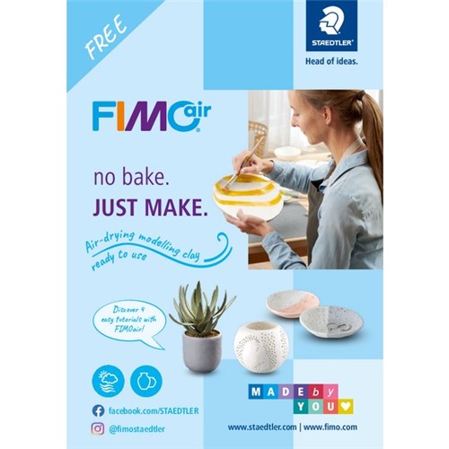 Staedtler Fimo Air Dry Modelling Clay 1kg White