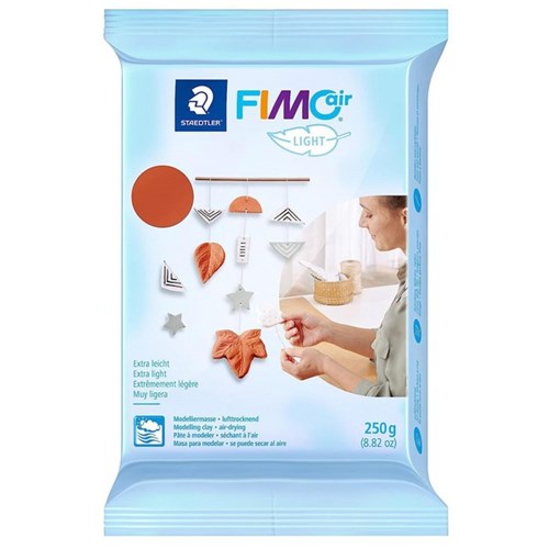 Staedtler Fimo Air Dry Light Modelling Clay 250g Terracotta