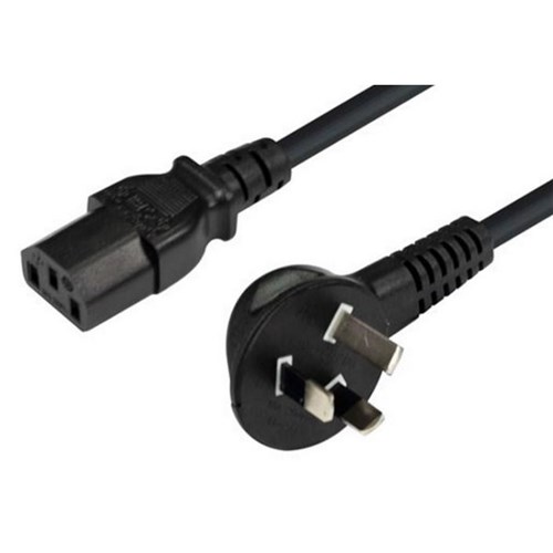 Dynamix Power Cord 3 Pin Flat Head to IEC C13 Female Connector 7.5A 0.5m