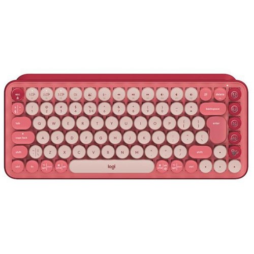 Logitech POP Keys Wireless Mechanical Keyboard Rose