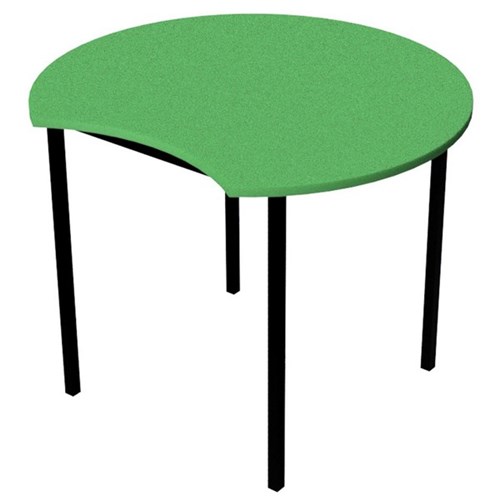 Zealand Scallop School Table 900x520mm Nesting Green