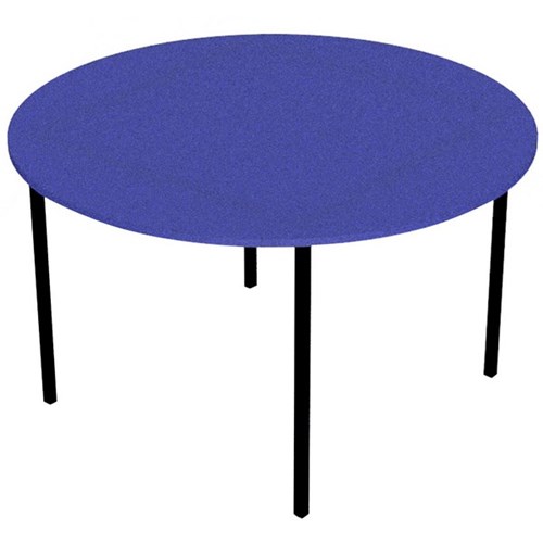 Zealand Round School Table 1200x520mm Blue