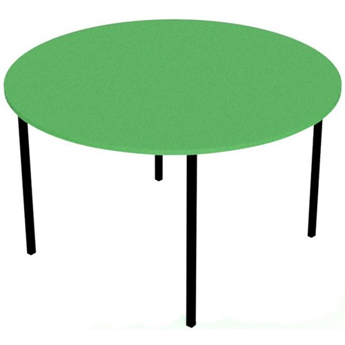 Zealand Round School Table 1200x520mm Green