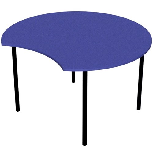 Zealand Scallop School Table 1200x520mm Nesting Blue