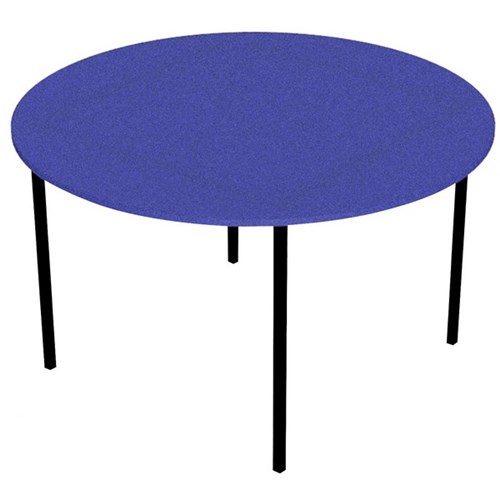 Zealand Round School Table 1200x700mm Blue