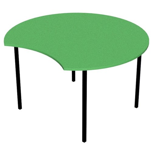 Zealand Scallop School Table 1200x700mm Nesting Green