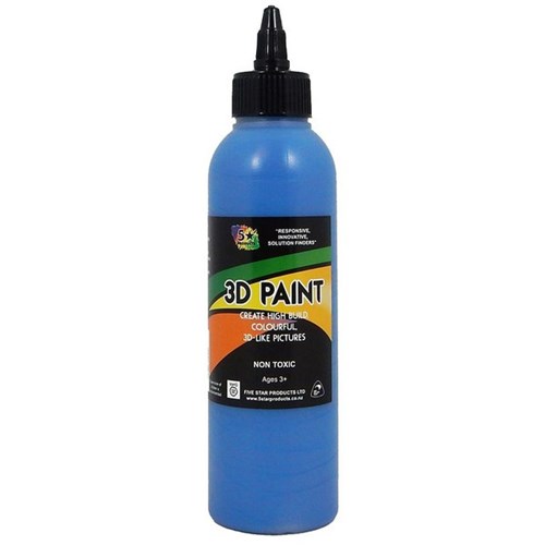 Five Star 3D Paint 250ml Blue