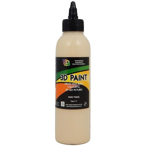 Five Star 3D Paint 250ml Metallic Gold