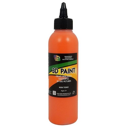 Five Star 3D Paint 250ml Orange