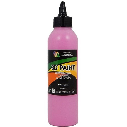 Five Star 3D Paint 250ml Pink