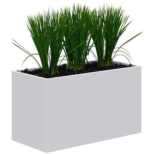 Rapid Planter Including Artificial Plants 900x600mm White/Grass
