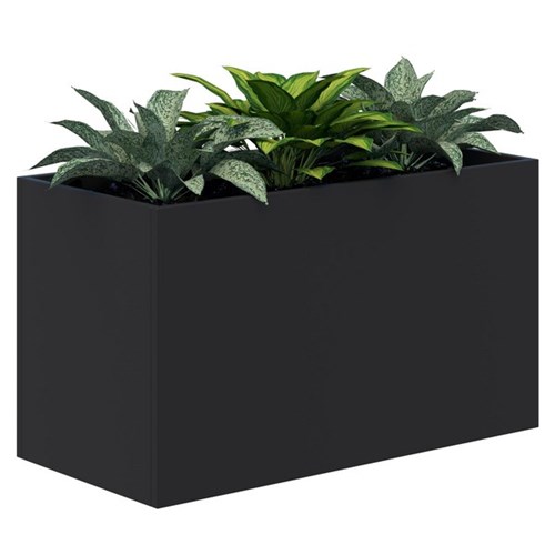 Rapid Planter Including Artificial Plants 900x600mm Black/Plants