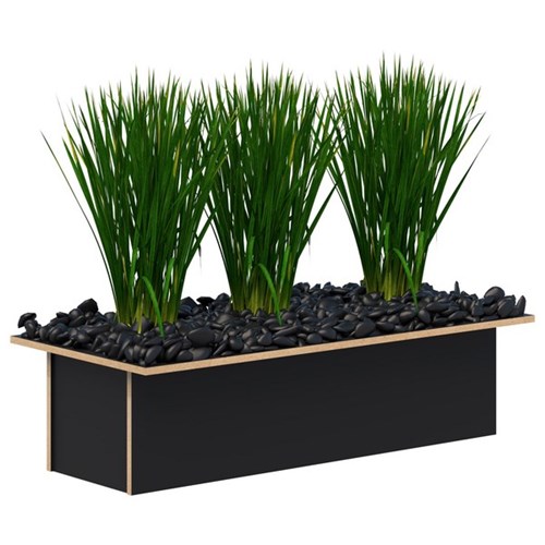 Set of Pots and Artificial Plants for Rapid/Mascot/Block Planters 900mm Grass