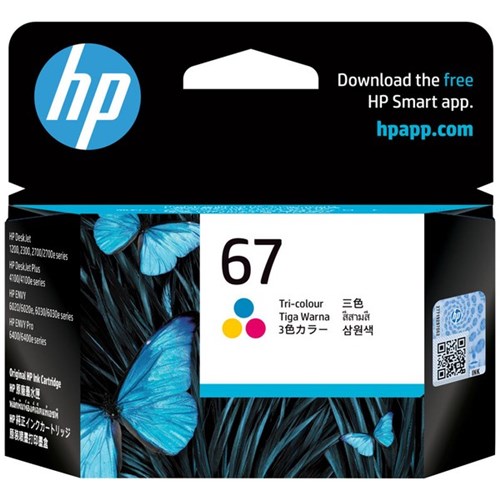 HP 67 Tri-Colour Ink Cartridge