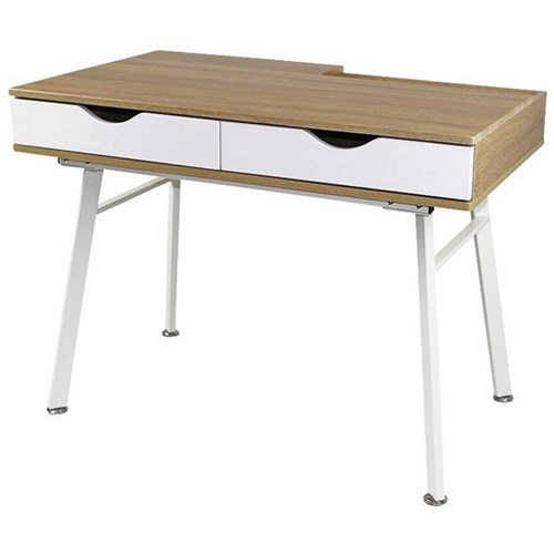 Houston Desk 1000x775mm White/Oak