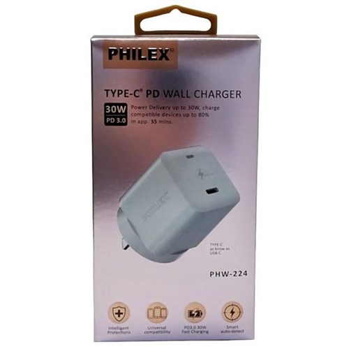 Sansai PHW-224 30W PD3.0 USB-C Quick Charger