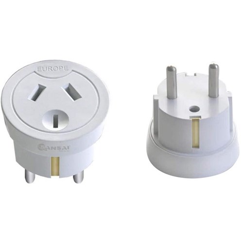 Sansai Outbound Travel Adapter AU/NZ to Europe