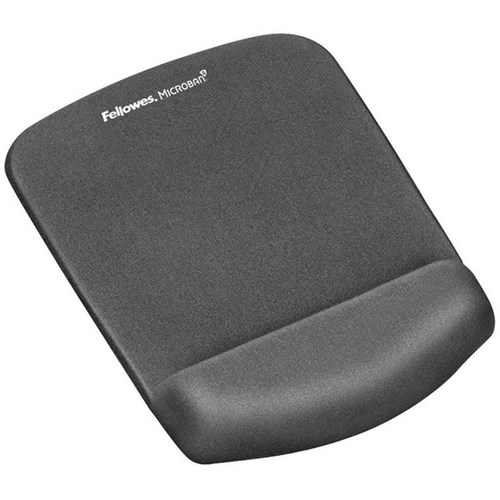 Fellowes PlushTouch Mouse Pad Wrist Rest Graphite 