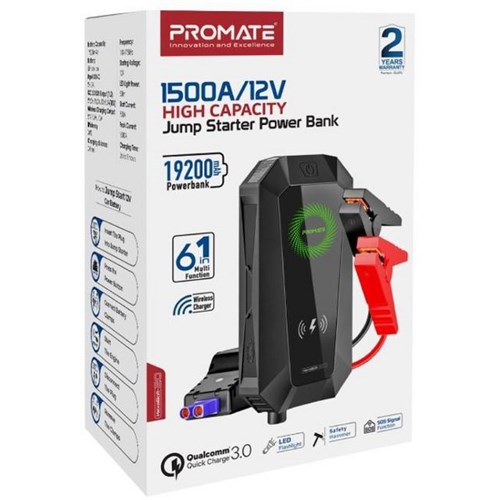 Promate 19000mAh Jump Starter Power Bank