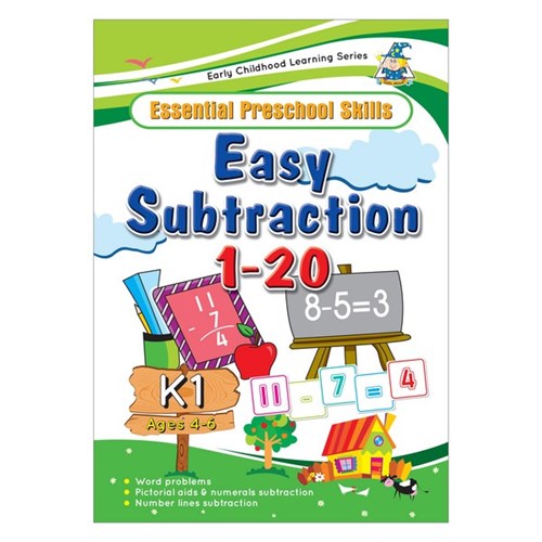 Greenhill Activity Book 4-6 Year Easy Subtraction