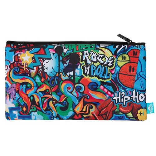 Spencil Flat Pencil Case Street Art