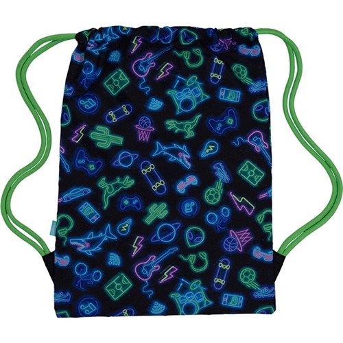 Spencil Neon Life Big Drawstring Sports Bag