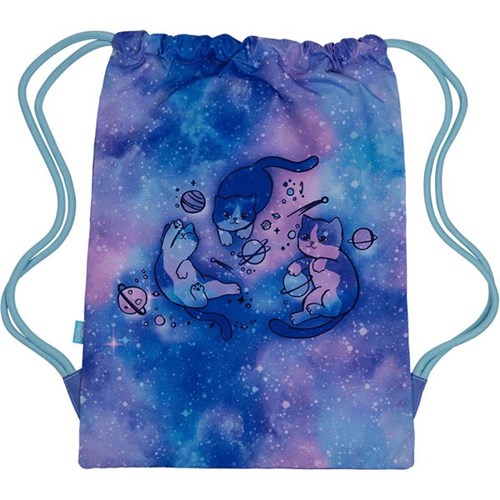 Spencil Cat-a-cosmic Big Drawstring Sports Bag