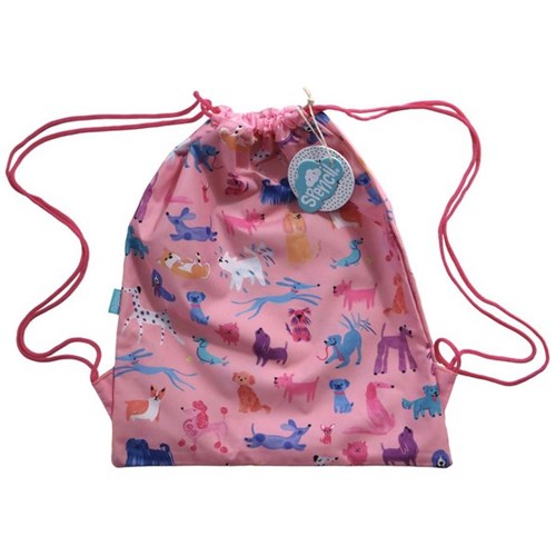 Spencil Doodle Dogs Junior Drawstring Sports Bag