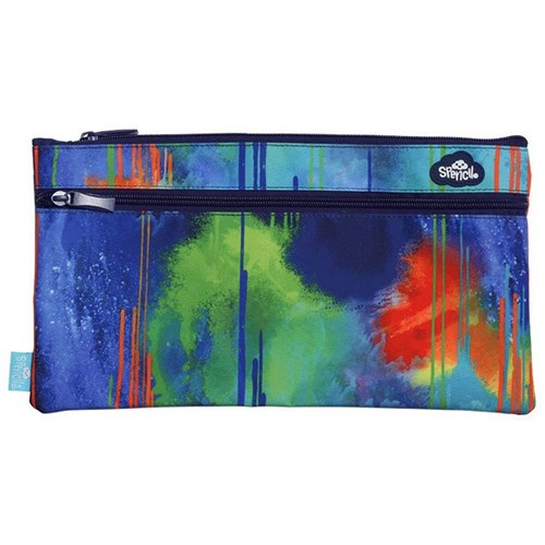 Spencil Flat Pencil Case Colour Drip