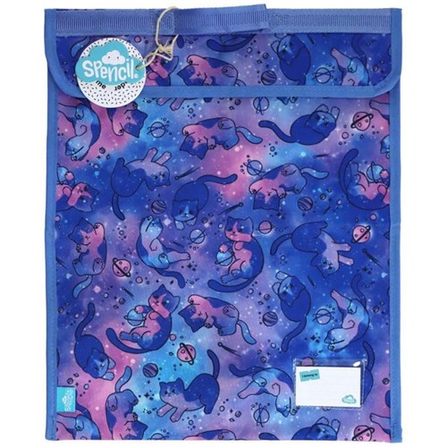 Spencil Cat-a-cosmic Homework Bag XL 370x450mm