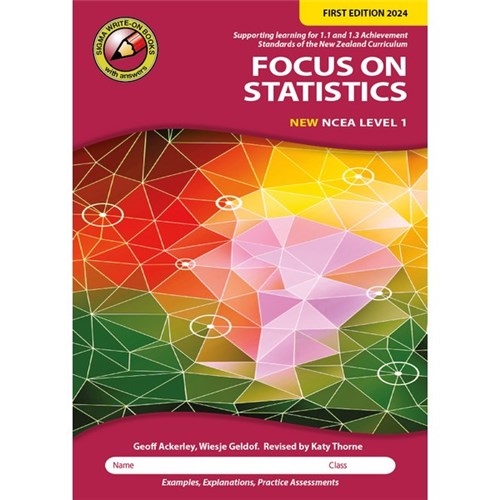 Sigma Focus on Statistics Workbook NCEA Level 1 Year 11 9781991124005