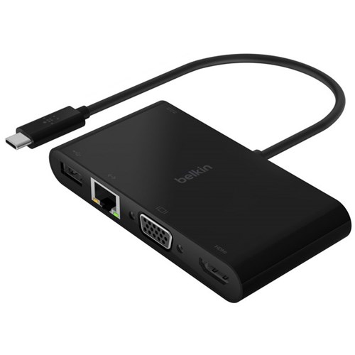 Belkin USB-C Multimedia + Charge Adapter