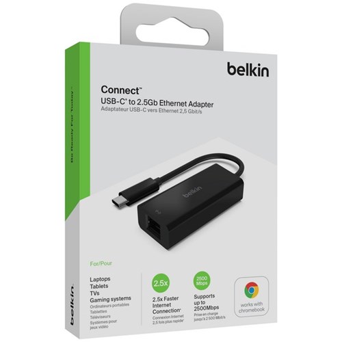 Belkin Connect USB-C to 2.5GB Ethernet Adapter