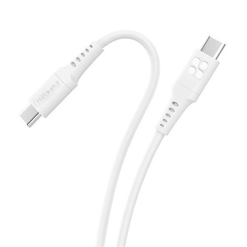 Promate 60W USB-C Data and Charge Cable 1.2m White