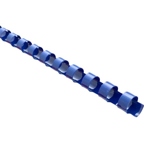 Okin 16mm Plastic Binding Coils Blue, Pack of 100