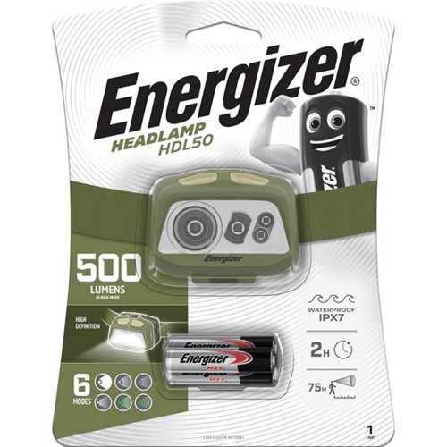 Energizer Headlamp HLD50 500 Lumens