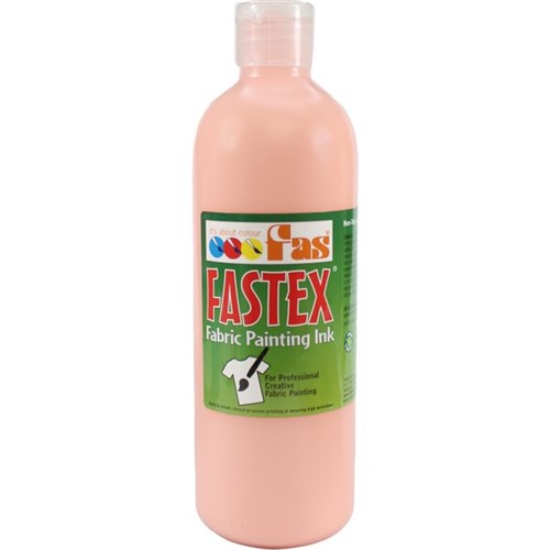 Fastex Fabric Painting Textile Ink Pastel Orange 500ml