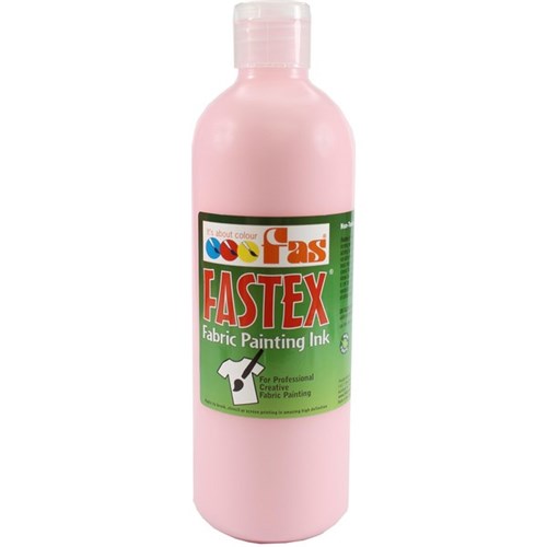 Fastex Fabric Painting Textile Ink Pastel Pink 500ml