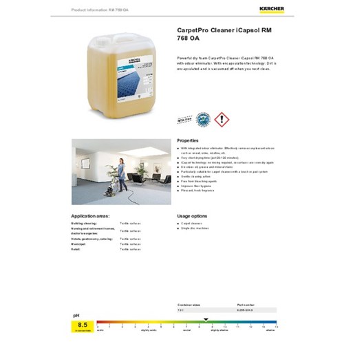 Karcher CarpetPro Cleaner iCapsol RM 768 OA 10L