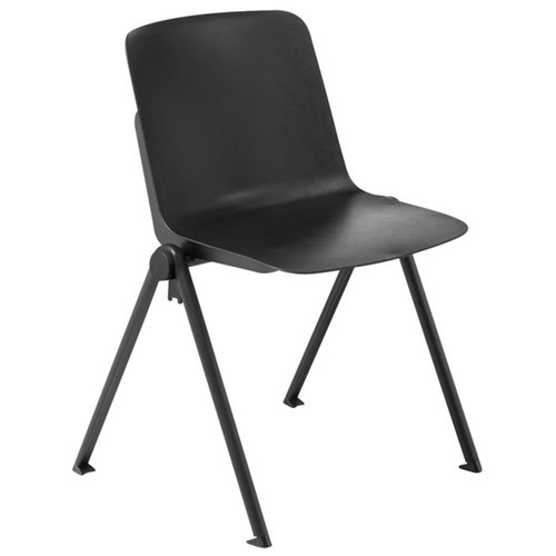 Scout 4 Leg Visitors Chair Black