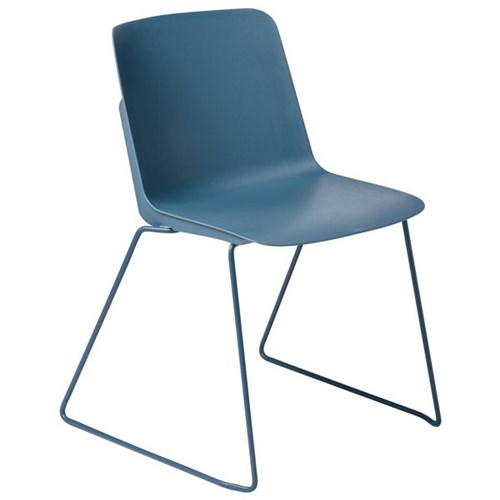 Scout Sled Visitors Chair Blue